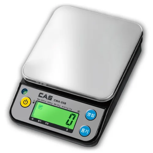 카스 디지털 주방저울, 5kg, 혼합색상, CWA-55B