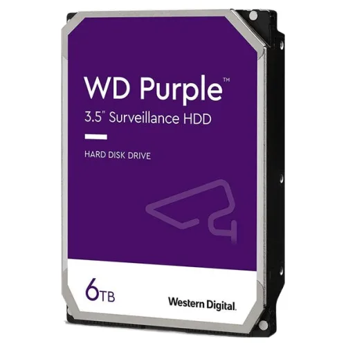 WD PURPLE 보안전용 HDD, 6TB, WD64PURZ