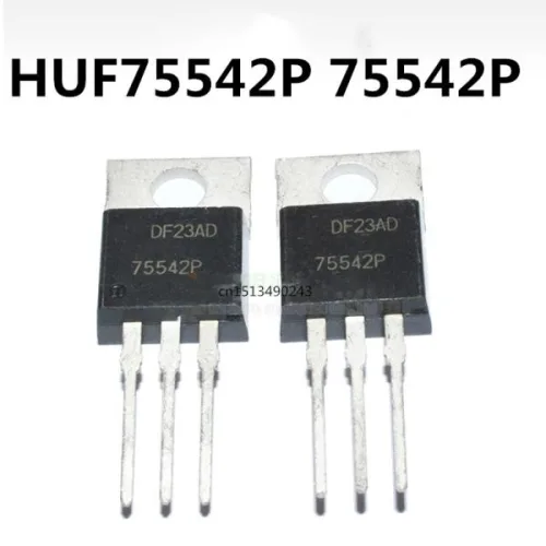 오리지널 신품 5 개/HUF75542P 75542P TO-220 80V 75A