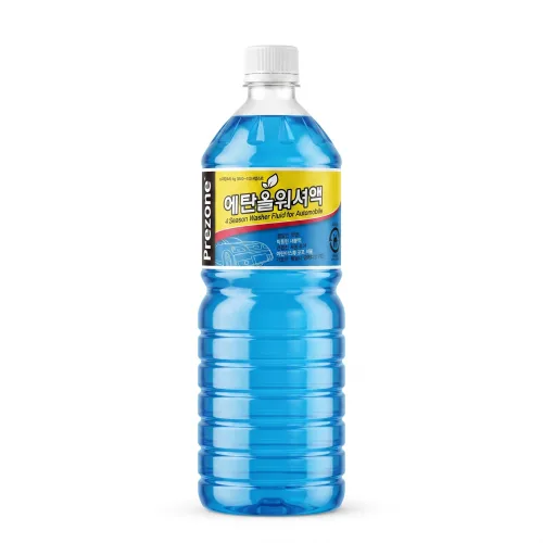 프리젼 에탄올 워셔액 발수코팅 사계절용, 6개, 1.8L