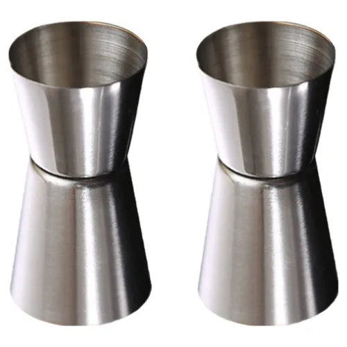 앞날창창 칵테일 위스키 15/30ml 홈텐딩 스텐 지거, 단일색상, 2개