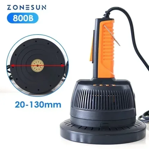 ZONESUN ZS-DL800 휴대용 유도 실러 전자기 알루미늄 호일 열 밀봉기 연속 병용