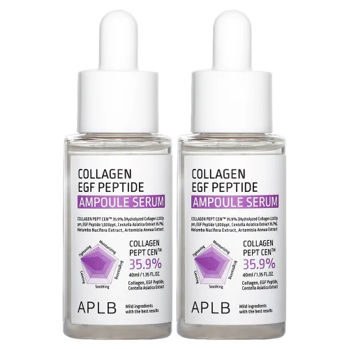 APLB 콜라겐 EGF 펩타이드 앰플 세럼, 40ml, 2개