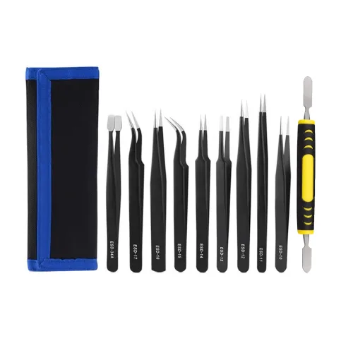 [데스크랩] 다용도 정밀 핀셋세트, 1개, 9pcs