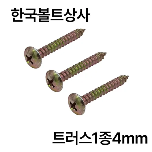 한국볼트상사 트러스1종피스 4mm, 500개