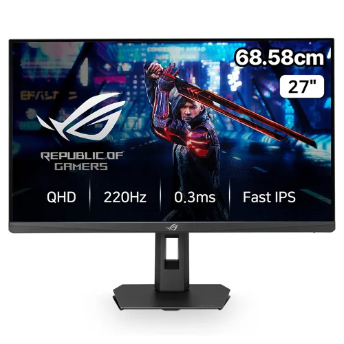 에이수스 QHD ROG Strix Fast IPS 220Hz 0.3ms 500cd sRGB 133% DCI-P3 97% 멀티스탠드 게이밍 모니터, 68.58cm, XG27ACSR