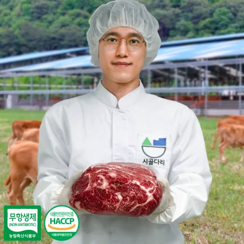 시골다리 무항생제 친환경 한우 암소 소고기 200g
