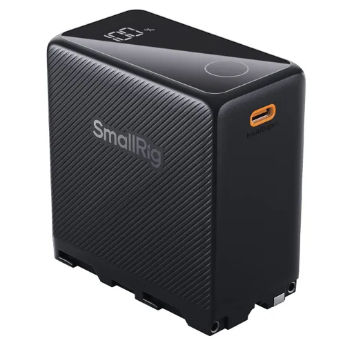 스몰리그 NP-F970 USB C 충전식 배터리, 4469(블랙), 1개