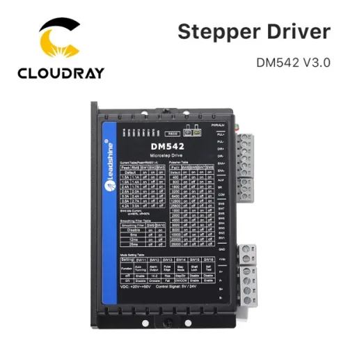 Leadshine DM542 2 상 스텝퍼 드라이버, NEMA17 NEMA23 스텝퍼 모터 컨트롤러, 42 57 스텝퍼 모터용, 20-50