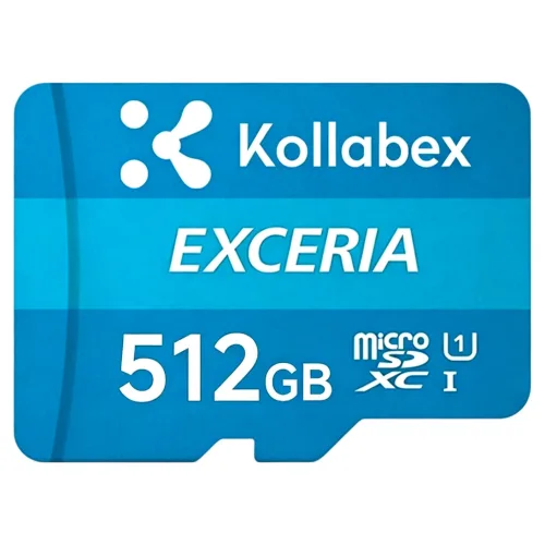 Kollabex EXCERIA 마이크로 메모리 카드 홈캠 블랙박스 CCTV SD, 1개, 512GB
