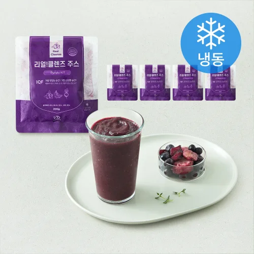 팜조아 리얼 클렌즈 주스 Purple KIT 200g (냉동), 200g, 5개