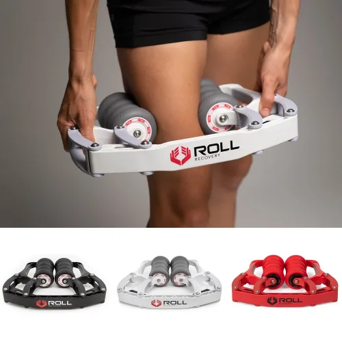 Roll Recovery 롤 리커버리 R8 롤러 마사지, 카본 블랙, 1개