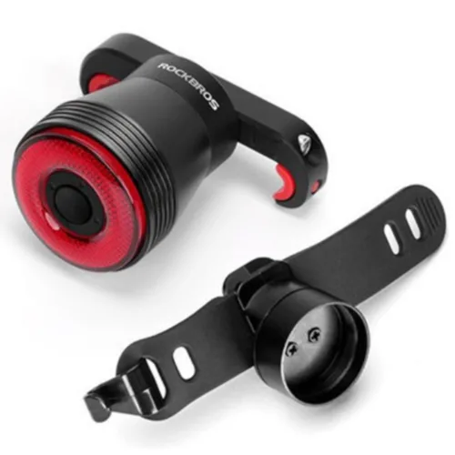 락브로스 자전거 스마트센서 진동감지 라이트 후미등 USB 전조등 Q5 야간라이딩 자동 안장 싯포스트, Q50 안장+싯포스트, 1세트