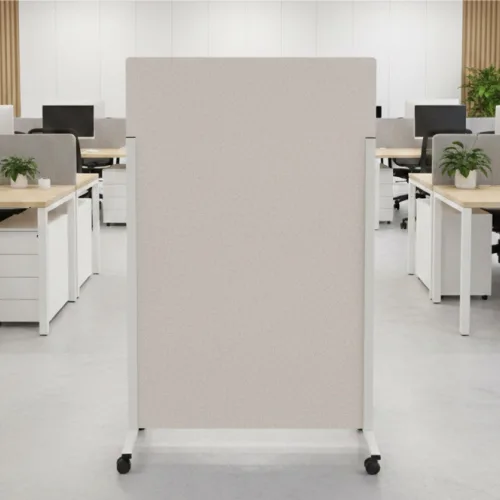 이동식 높이조절 사무실파티션 책상 칸막이 회사 가림막 공간분리 인테리어 800x1200mm, 베이지(15mm)
