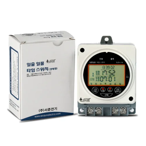 일출일몰 디지탈 타이머 타임스위치 간판 절전 SJD-L16 국산, 1개