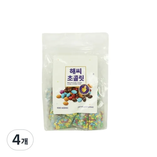 임박상품 세일 대용량 해바라기씨 해씨 초콜릿, 500g, 4개