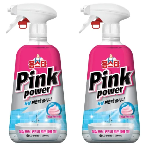 홈스타 핑크파워 욕실 찌든때 클리너, 750ml, 2개