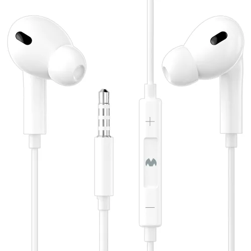 구스페리 스테레오 커널형 유선 이어폰 3.5mm, 단일상품, 화이트