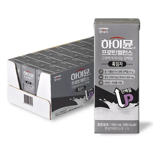 하이뮨 프로틴 밸런스 흑임자, 190ml, 24개