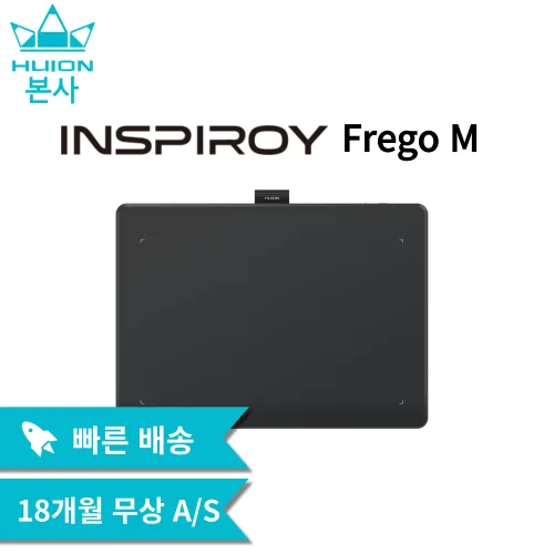 [휴이온 본사 스토어] 휴이온 Inspiroy Frego L610 펜 타블렛, 블랙, L610