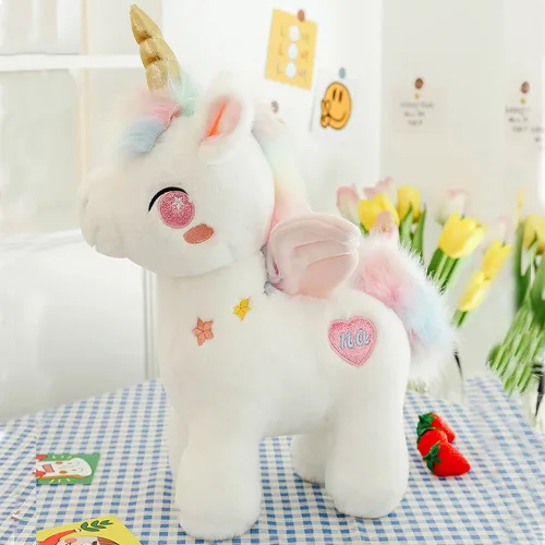 유니콘 인형 유니콘애착인형 어린이kc인증, 1개, 핑크, 40cm