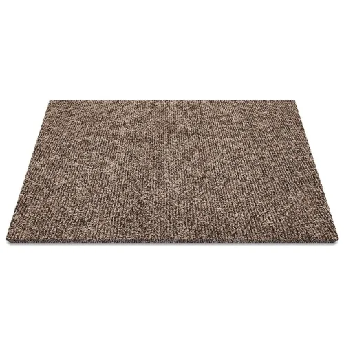 맑은 코일현관매트 67 x 90cm 미끄럼방지 발매트 두께 20mm, 베이지 + 브라운, 1개