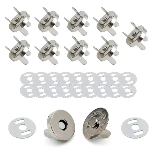 18mm 자석단추 발자석 가방자석 힘있는 강력한 핀 조립