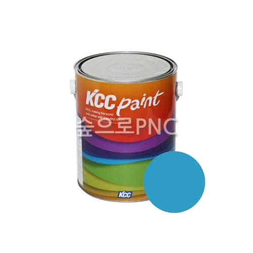 KCC 도로표지용 차선 노면표지용 도료 4L 도로 페인트 KSM6080-1종 차선페인트 도로라인페인트 주차장라인페인트, 청색(장애인용), 4L, 1개