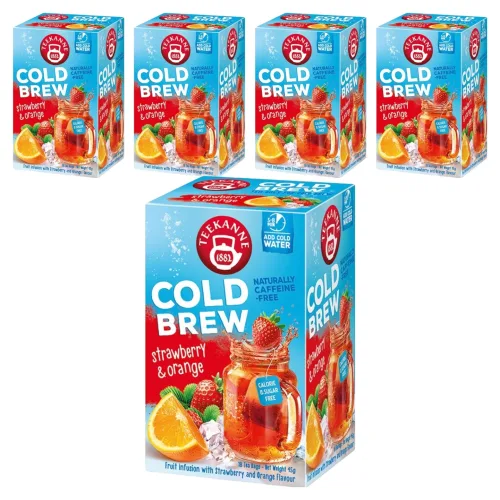 티칸 콜드브루 스트로베리 앤 오렌지, 2.5g, 18개입, 5개