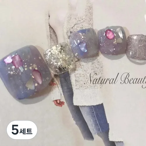 잇템샵 여름 네일아트 페디큐어 스티커 세트