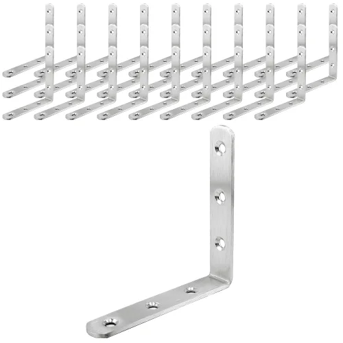 YOUTH TOOL 스텐 스테인리스 코너 ㄱ자 꺽쇠 자브라켓 각철 나사포함, 30개