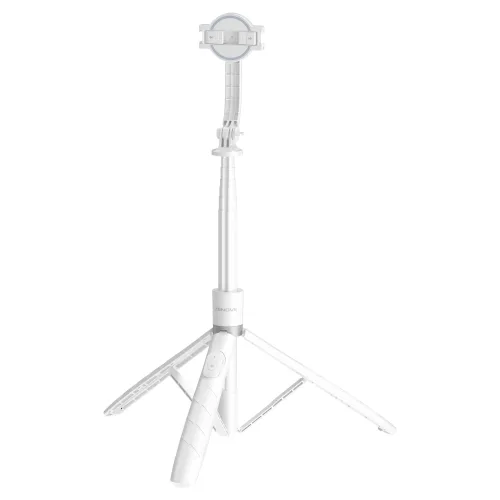 제노브 자력강화 2in1 맥세이프 셀카봉 삼각대, 화이트, 1개, MT3000W