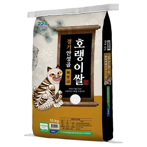 안성마춤농협 경기미 안성골 호랭이쌀 추청 특등급, 10kg, 1개