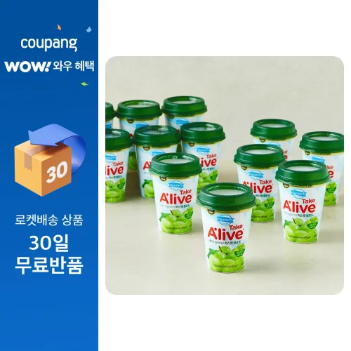 덴마크 동원 테이크 얼라이브 머스켓 청포도, 12개, 250ml
