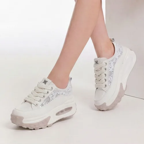 라마트리 에어스텝 소가죽 여름 키높이 메쉬 스니커즈 7cm