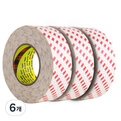 쓰리엠 스폰지 폼 양면테이프 흰색 30mm x 10m, 6개
