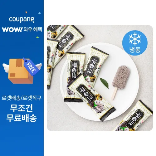 빙그레 쿠앤크 아이스크림 (냉동), 70ml, 8개입, 1개