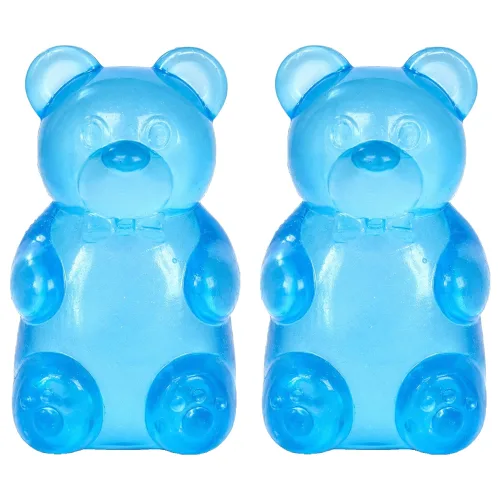 모더너리 쫀득쫀득 모찌 젤리곰 스퀴시 8cm, 블루, 112g, 2개