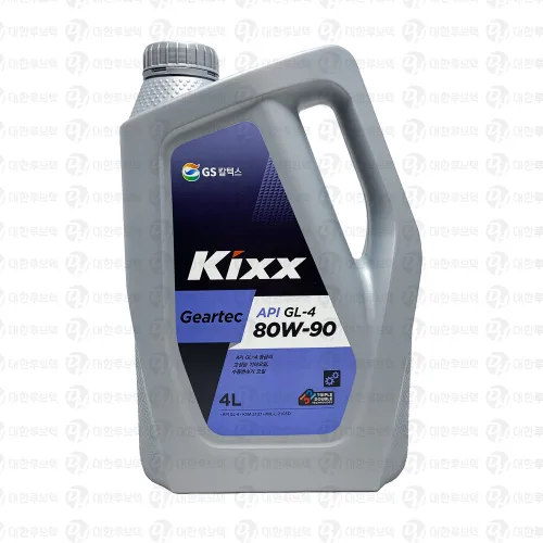 킥스, KIXX Geartec GL-4 80W-90 4L, 수동미션오일, kixx Geartec GL-4 4L