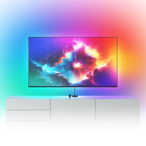 나노리프 4D TV 모니터 반응형 LED 스트립조명 65인치 인테리어 줄조명