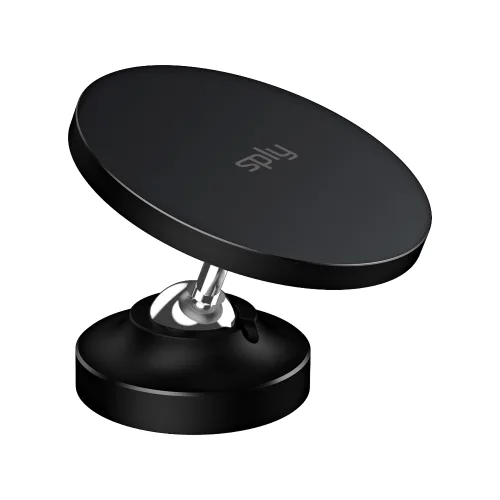 스플리 볼트 360도 회전 맥세이프 양면 자석 거치대, 1개, 블랙