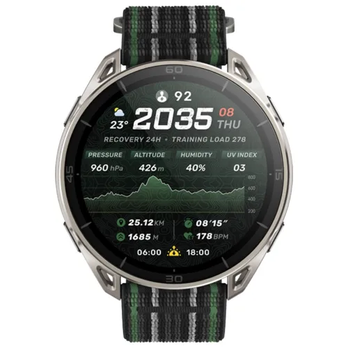 어메이즈핏 스마트워치 CHEETAH 2 ULTRA, GPS + 블루투스, 47mm, 블랙