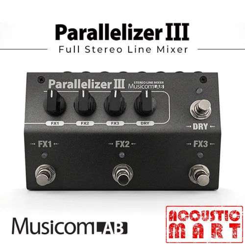 뮤지콤랩 MusicomLAB PARALLELIZER III 패러럴라이저3 스테레오 라인 스위쳐 병렬믹서