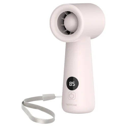 로이체 BLDC 충전식 휴대용 고속 미니 핸디팬, RHF-70, 아이보리