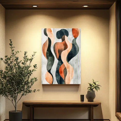신원액자랜드 포옹 추상화 그림 캔버스 액자 카페 침실 인테리어 연인 커플 부부 그림 선물 모던 현대 미술