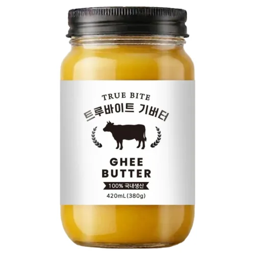 트루바이트 목초방목 기버터 국내생산, 1개, 420ml