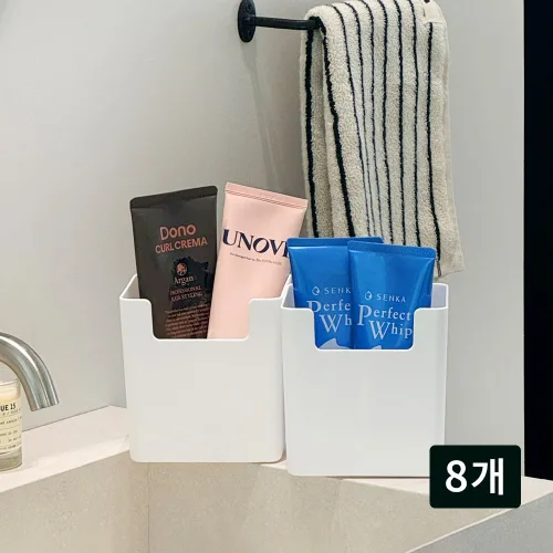 [달링룸] MOND 국산 프리미엄 욕실 정리함, 8개, 화이트