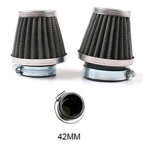호환   범용 버섯 머리 필터 공기 흡입 필터 블랙 클리너 35mm 44mm 50mm 54mm 60mm