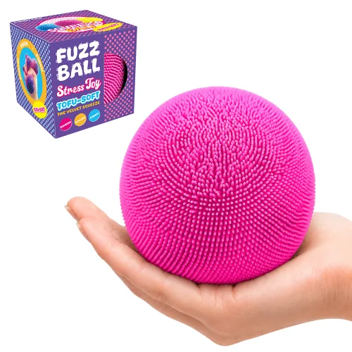 Wakku 스트레스볼 복슬복슬 슬랑이 말랑이 반려동물 같은 힐링 촉감, 퍼플, 88g, 1개