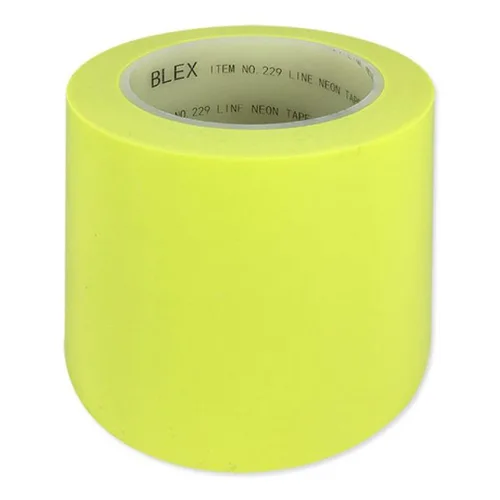 BLEX 229 바닥라인 테이프 형광네온 100mm x 33M [W89AF24], 1개